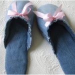 Kot Parçalarıyla Ayakkabı Süsleme