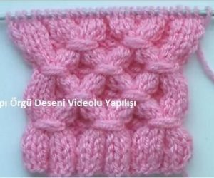 Çapraz Örgü Motifi Yapımı – Videolu Anlatım