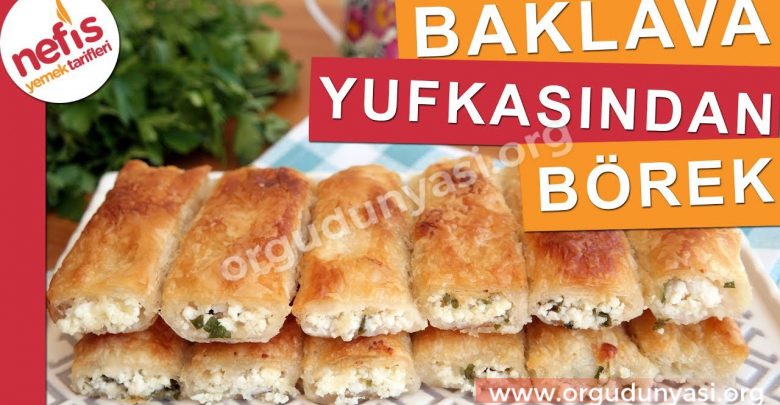 Baklava Yufkasından Patatesli Banyolu Börek Tarifi