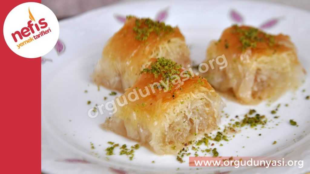 Baklava Yufkasıyla Kadayıf Sarma Tarifi