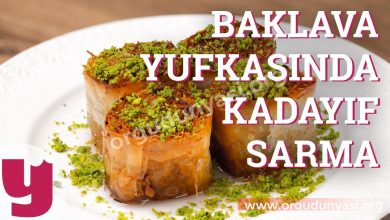 Photo of Baklava Yufkasıyla Kadayıf Sarma Tarifi