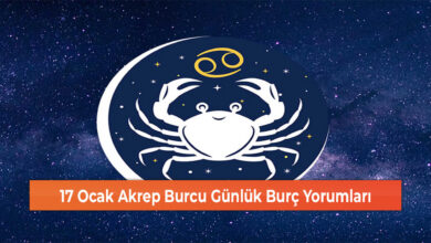 Photo of 17 Ocak Akrep Burcu Günlük Burç Yorumları